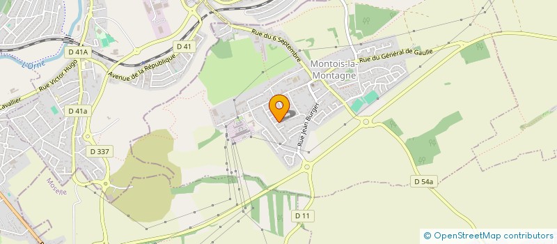 localisation de l'entreprise TB ASSOCIE  MONTOIS-LA-MONTAGNE