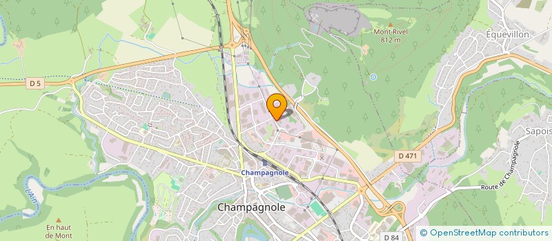 localisation de l'entreprise TB AUTO à CHAMPAGNOLE