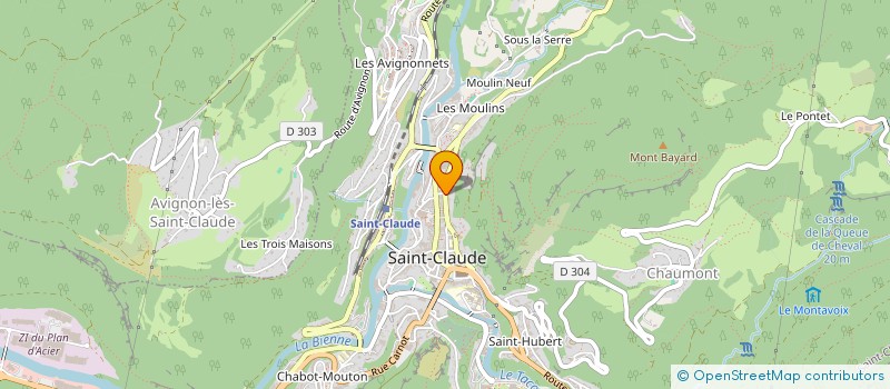 localisation de l'entreprise TB AUTOS  LAVANS-LES-SAINT-CLAUDE