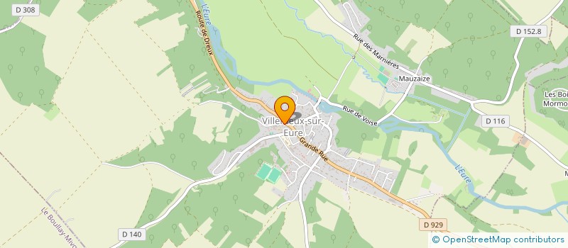 localisation de l'entreprise TB BATIMENT à VILLEMEUX-SUR-EURE