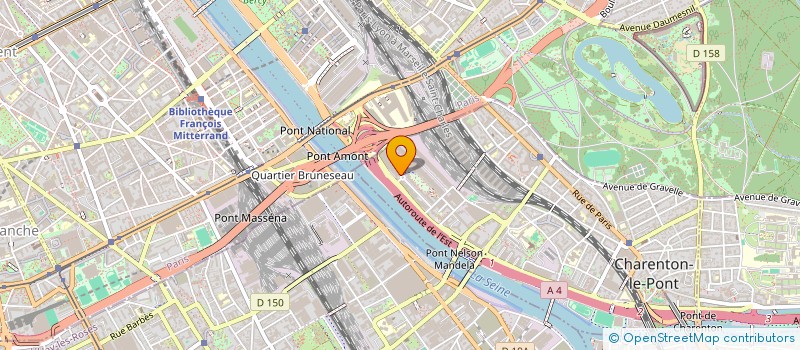 localisation de l'entreprise TB BERCY 2  CHARENTON-LE-PONT