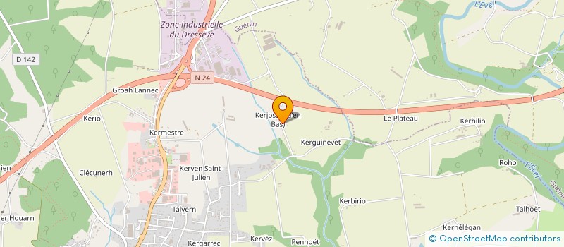localisation de l'entreprise TB BOHELAY à BAUD