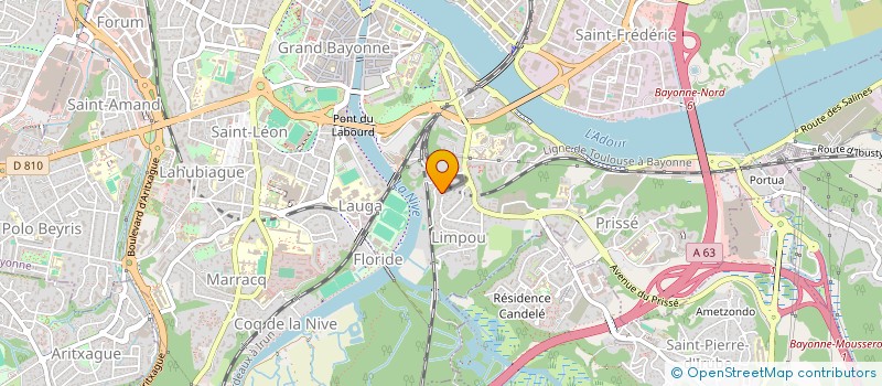 localisation de l'entreprise TB CONSULTANTS à BAYONNE
