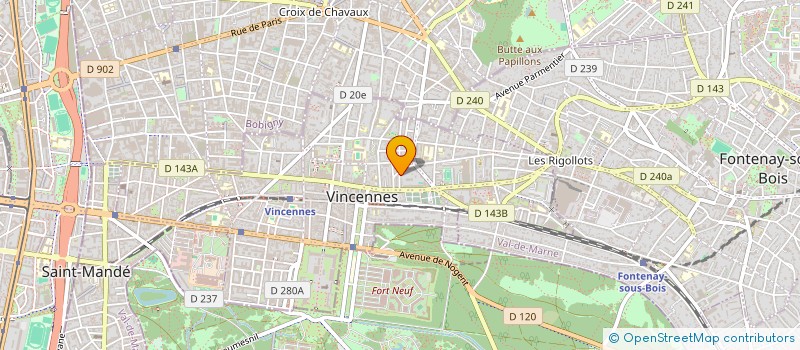 localisation de l'entreprise TB CONSULTING à VINCENNES