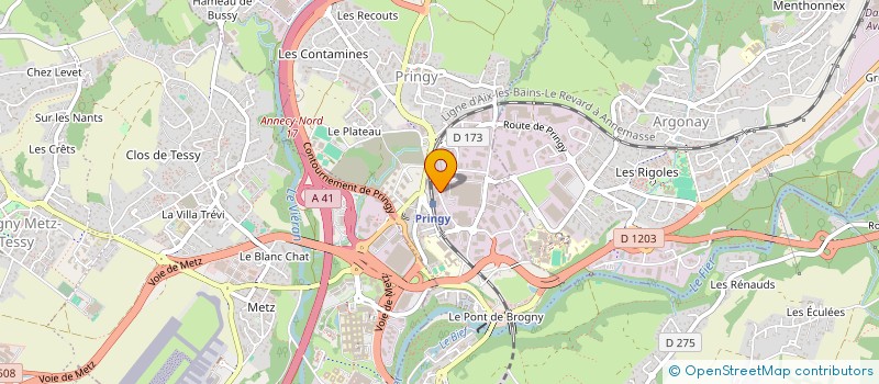 localisation de l'entreprise TB DIS à ANNECY