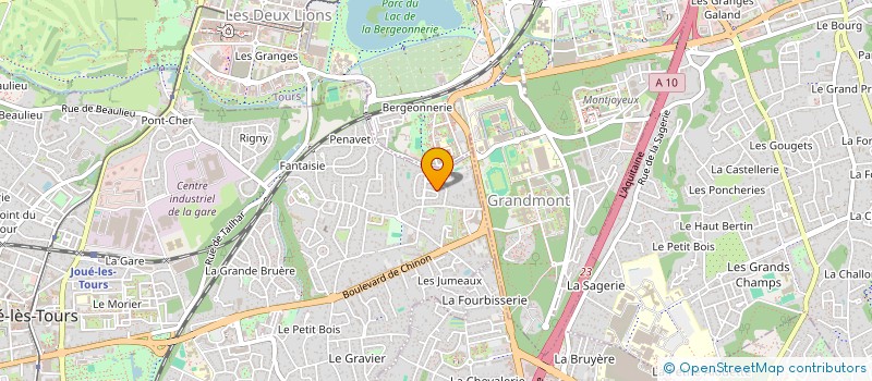 localisation de l'entreprise TB-EC  JOUE-LES-TOURS