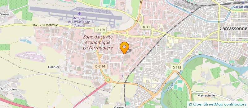 localisation de l'entreprise TB ENERGIES  CARCASSONNE