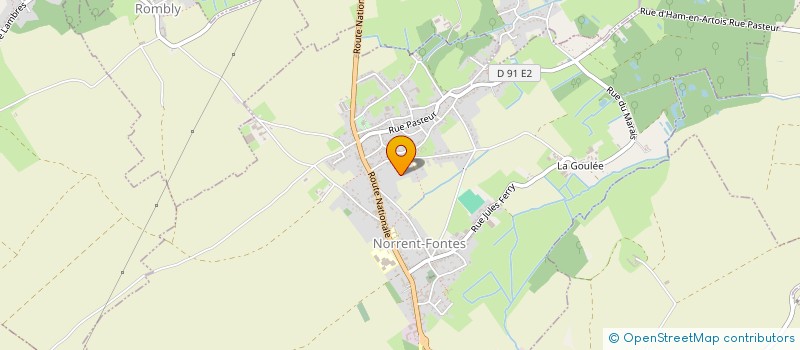 localisation de l'entreprise TB FAMILY  NORRENT-FONTES