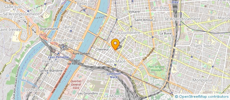 localisation de l'entreprise TB FINANCES à LYON
