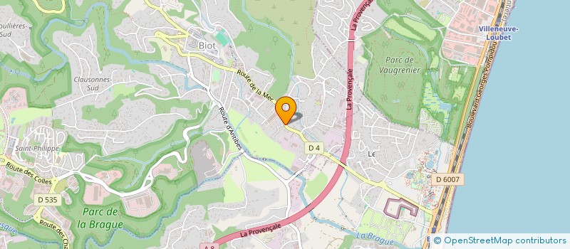 localisation de l'entreprise TB GROUP  BIOT