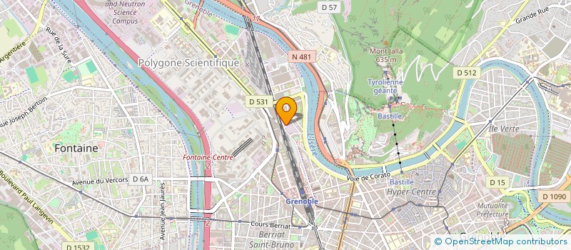 localisation de l'entreprise TB HOLDING à GRENOBLE