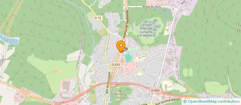 localisation de l'entreprise TB HOLDING  SAINT-AVOLD