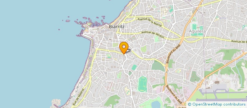 localisation de l'entreprise TB HOLDING à BIARRITZ