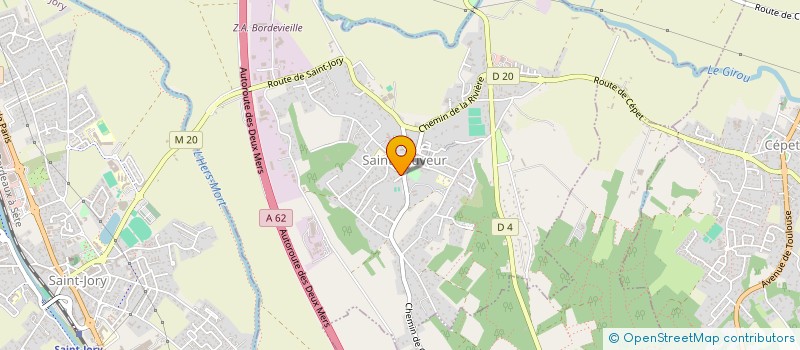 localisation de l'entreprise TB HOLDING  SAINT-SAUVEUR