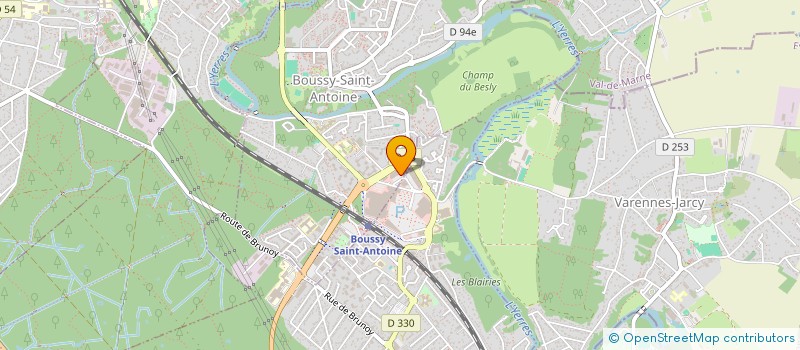 localisation de l'entreprise TB HOLDING  BOUSSY-SAINT-ANTOINE