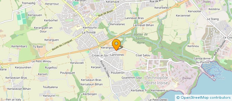 localisation de l'entreprise TB IMMO  PLOUZANE