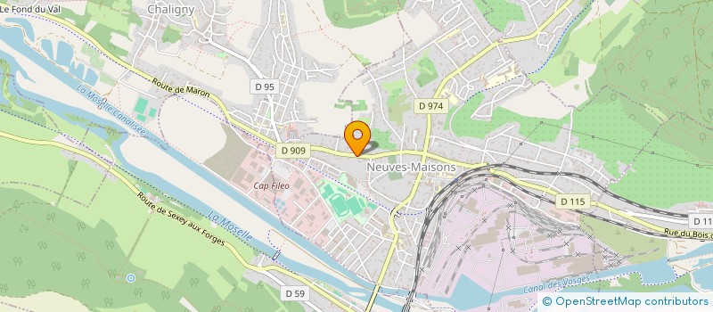 localisation de l'entreprise TB IMMO  NEUVES-MAISONS