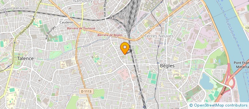 localisation de l'entreprise TB IMMO à BEGLES