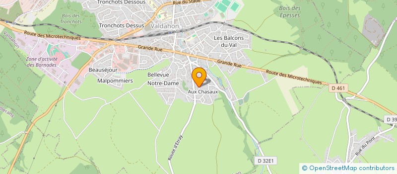 localisation de l'entreprise TB IMMO  VALDAHON