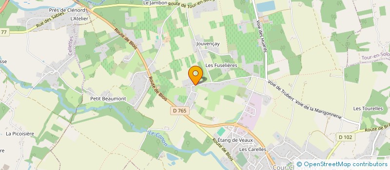 localisation de l'entreprise TB IMMOBILIER  COUR-CHEVERNY