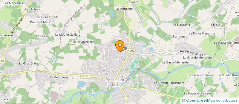 localisation de l'entreprise TB IMMOBILIER  PONT-SAINT-MARTIN