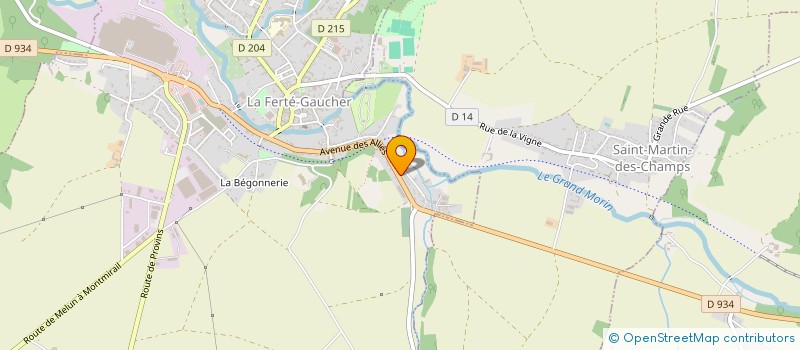 localisation de l'entreprise TB IMPORT à LA FERTE-GAUCHER