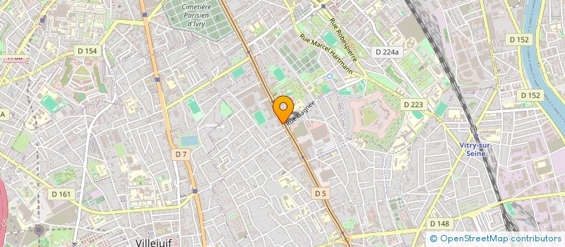 localisation de l'entreprise TB INVEST à VITRY-SUR-SEINE