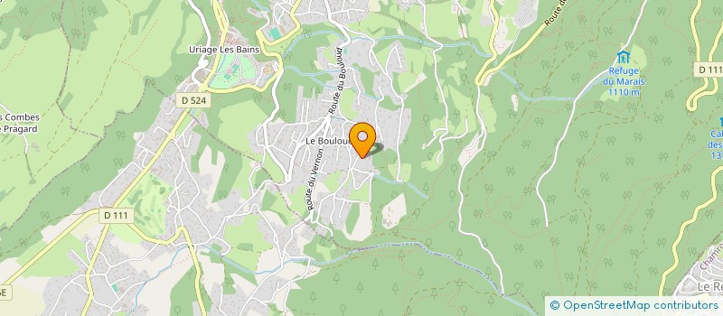 localisation de l'entreprise TB INVESTISSEMENT à SAINT-MARTIN-D'URIAGE