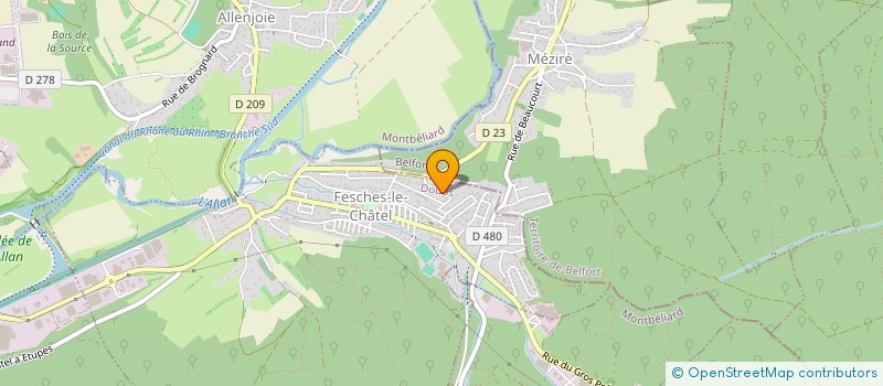 localisation de l'entreprise TB LIGHTING à FESCHES-LE-CHATEL