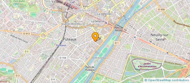 localisation de l'entreprise TB MEDIA à PUTEAUX