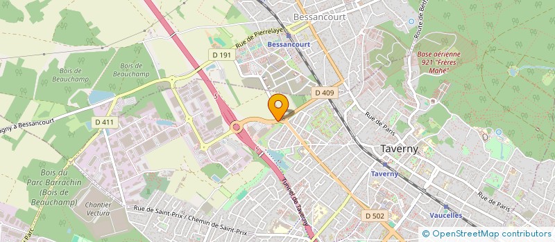 localisation de l'entreprise TB MOBILIER à TAVERNY