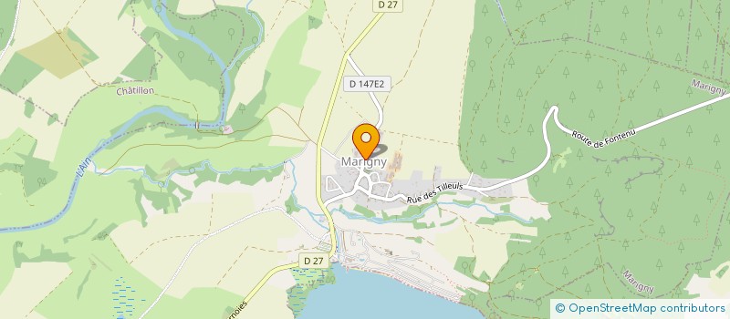 localisation de l'entreprise TB MONT RIVEL  MARIGNY