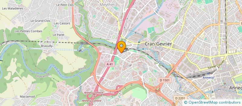 localisation de l'entreprise TB NOVIMPACT CONSEIL à ANNECY