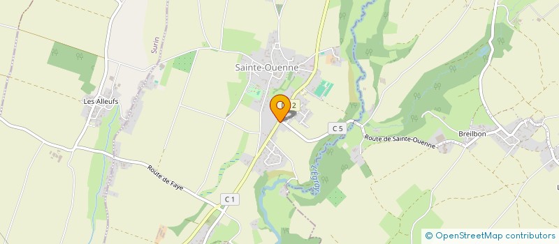 localisation de l'entreprise TB PAYSAGE  SAINTE-OUENNE