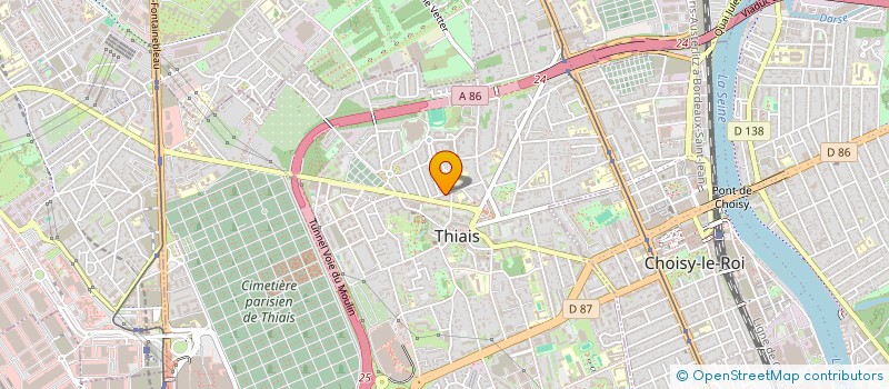 localisation de l'entreprise TB PROMOTION à THIAIS