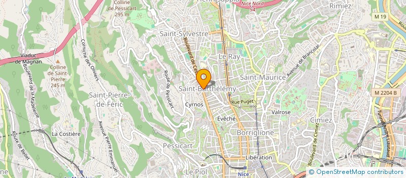 localisation de l'entreprise TB RENOV à NICE