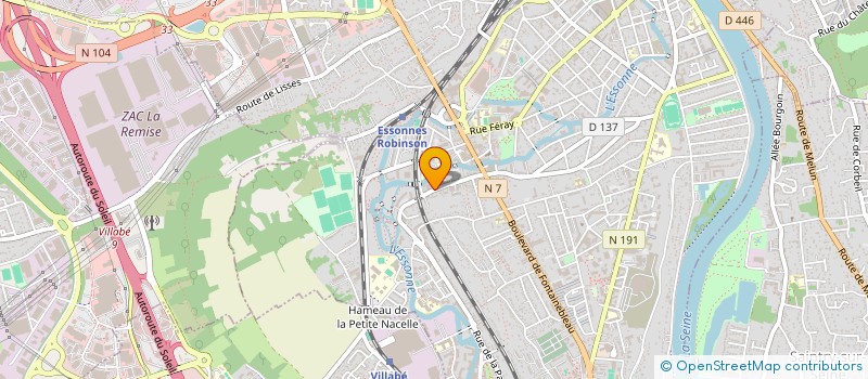 localisation de l'entreprise TB RENOV à CORBEIL-ESSONNES