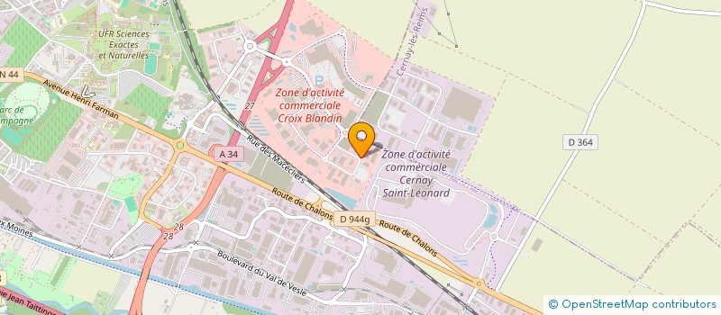 localisation de l'entreprise TB REPACK  REIMS