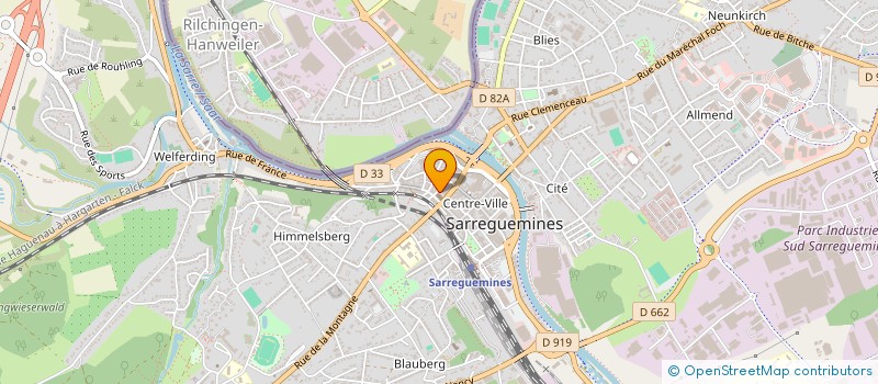 localisation de l'entreprise TB.RIMS  WLFLING-LES-SARREGUEMINES