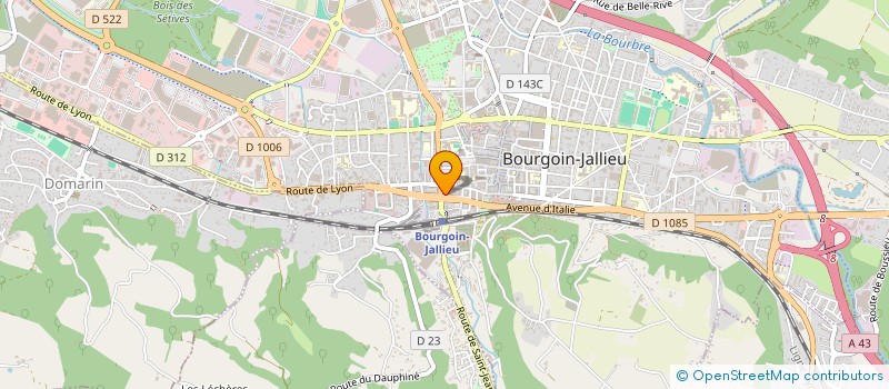 localisation de l'entreprise TB SARL à BOURGOIN-JALLIEU