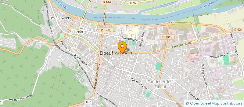 localisation de l'entreprise TB SERVICES à ELBEUF