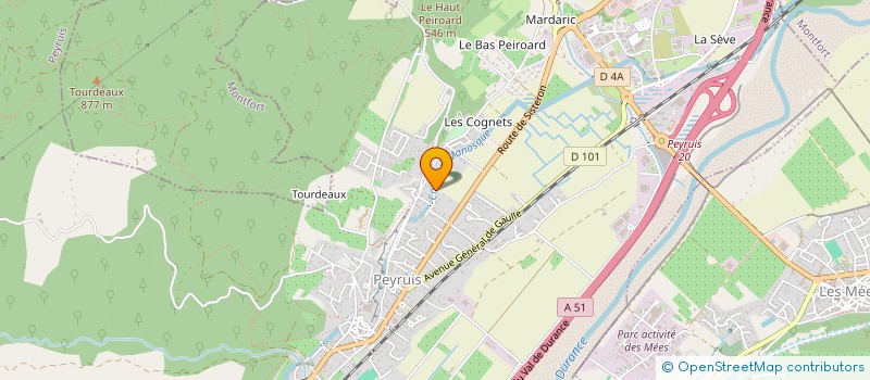 localisation de l'entreprise TB SERVICES  PEYRUIS