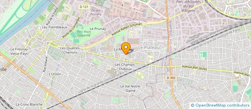 localisation de l'entreprise TB SPORTS MANAGEMENT  SARTROUVILLE