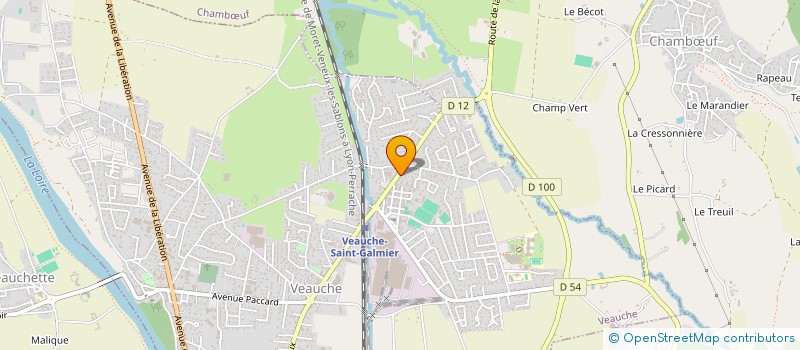 localisation de l'entreprise TB STRUCTURE & GESTION  VEAUCHE