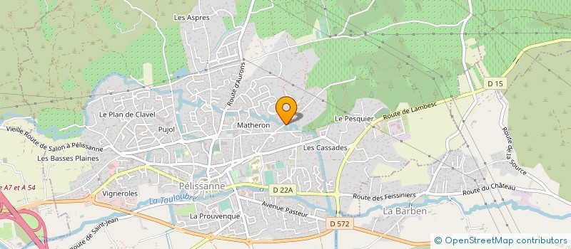 localisation de l'entreprise TB TERRASSEMENT BARBENAIS à PELISSANNE