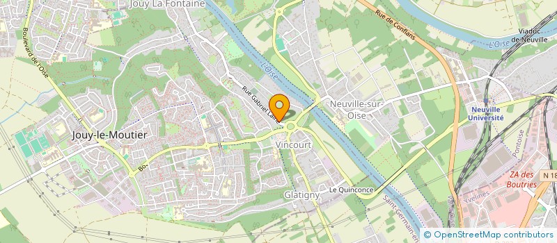 localisation de l'entreprise TB VALEURS à JOUY-LE-MOUTIER