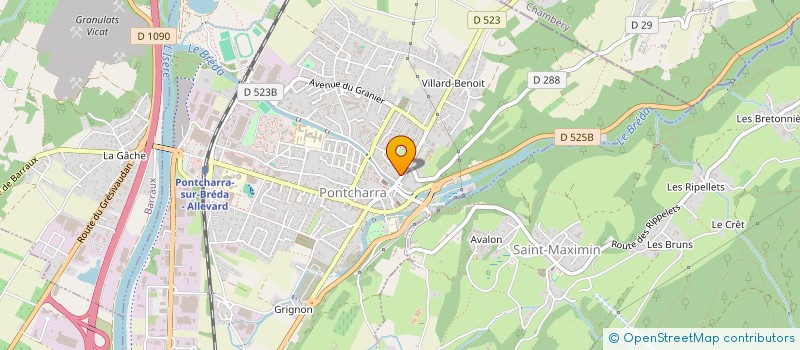 localisation de l'entreprise TB2R  PONTCHARRA