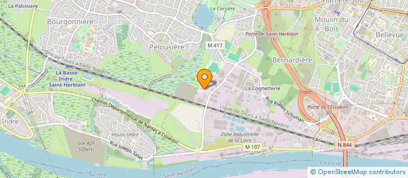 localisation de l'entreprise TBA PIECES  SAINT-HERBLAIN