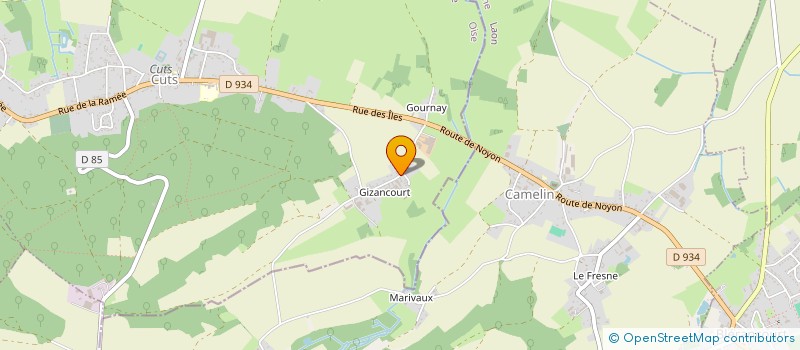 localisation de l'entreprise TBA VIGNON  CUTS