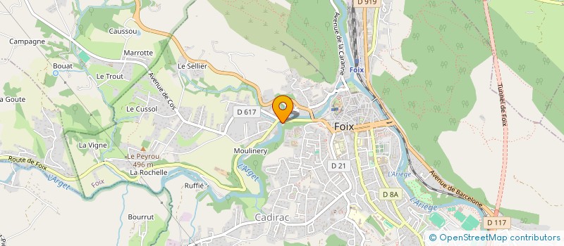 localisation de l'entreprise TBA3D  FOIX